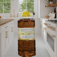 2 liter cold pressed oil bottle