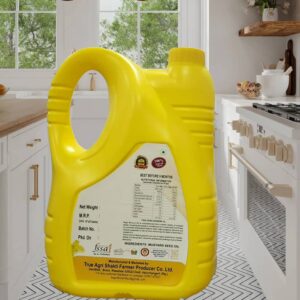 5 liter cold pressed kachhi ghani mustard oil